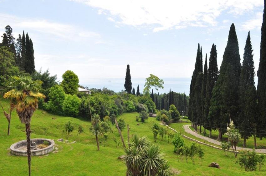 Lazurniy Bereg Hotel Gagra Bagian luar foto